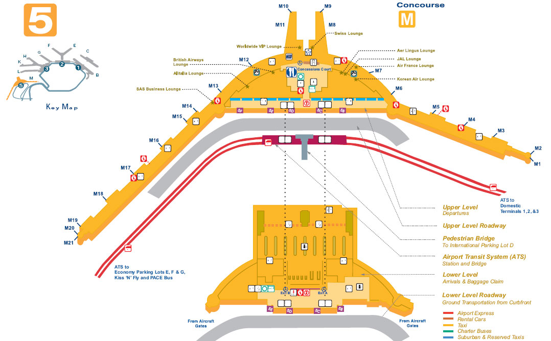 Chicago Ohare Airport Map
